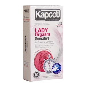 کاندوم کاپوت مدل Lady Orgasm Sensitive تعداد 12 عدد