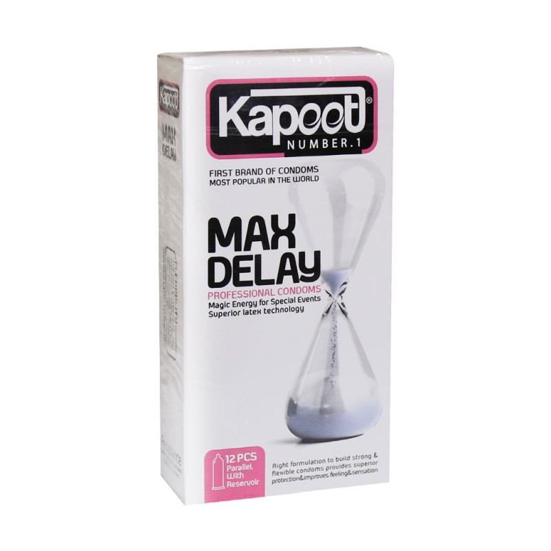 کاندوم تاخیری مضاعف کاپوت مدل Max Delay 12 عددی