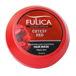 ماسک تقویت کننده و نرم کننده عمیق موهای قرمز فولیکا 300 میلی لیتر