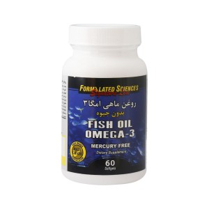 کپسول روغن ماهی امگا ۳ فرمولیتد ساینسز بدون جیوه 60 عددی