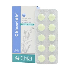 قرص شیکوریدین اشتهاآور دینه بسته 50 عددی