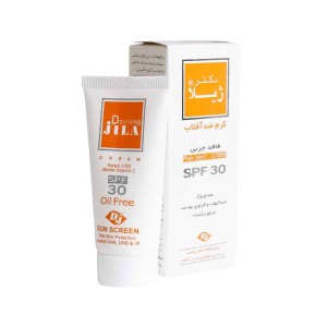 کرم ضد آفتاب SPF30 بدون رنگ دکتر ژیلا 30 گرم