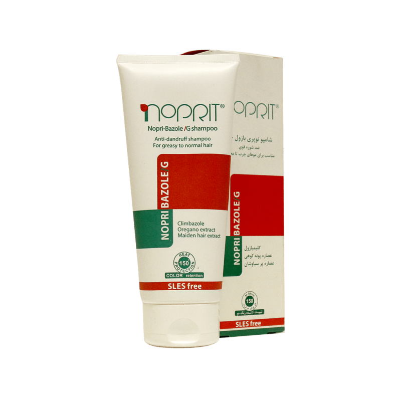 شامپو ضد شوره نوپری بازول جی نوپریت مناسب موهای چرب تا معمولی ۲۰۰ میلی لیتر