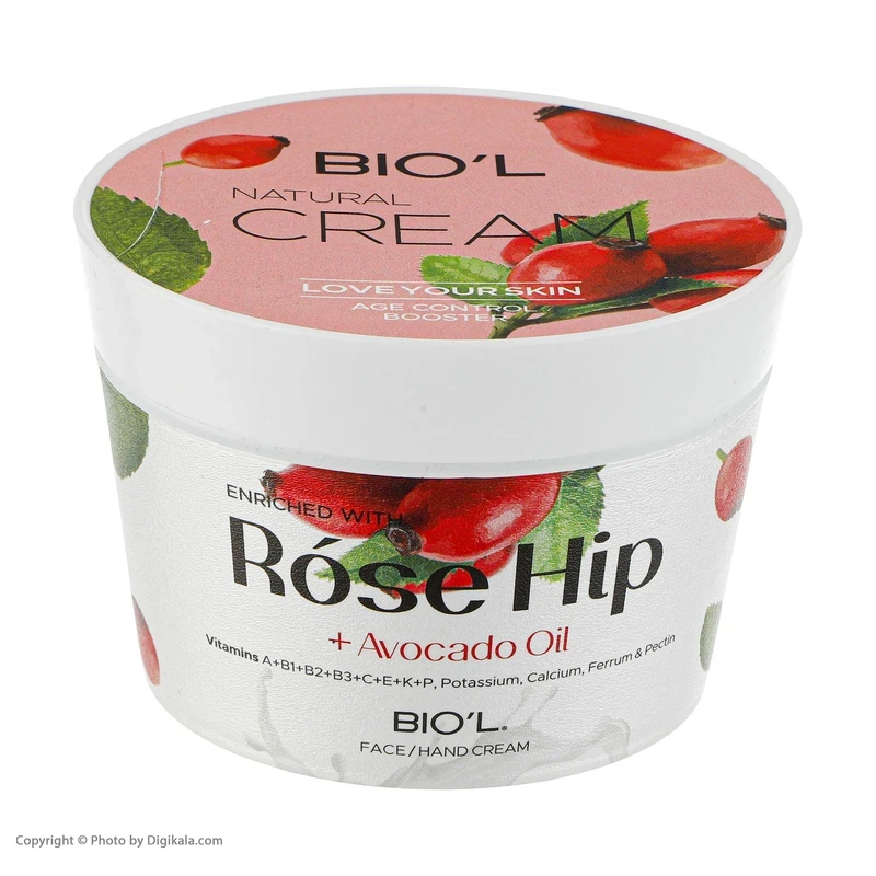 کرم مرطوب کننده بیول مدل Rose Hip حجم 200 میلی لیتر