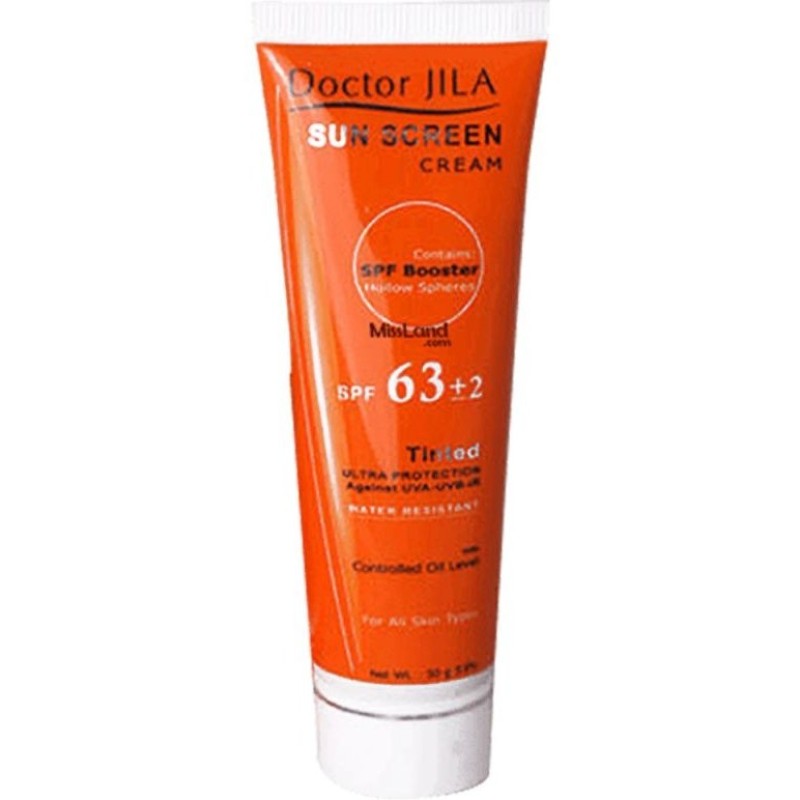 کرم ضد آفتاب فاقد چربی SPF63 رنگی  دکتر ژیلا مناسب انواع پوست ۵۰ میلی لیتر