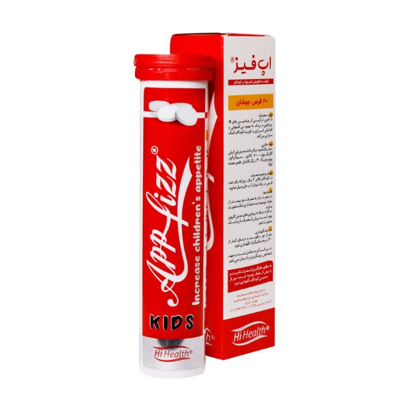 قرص جوشان اپ فیز های هلث 20 عدد طعم کولا