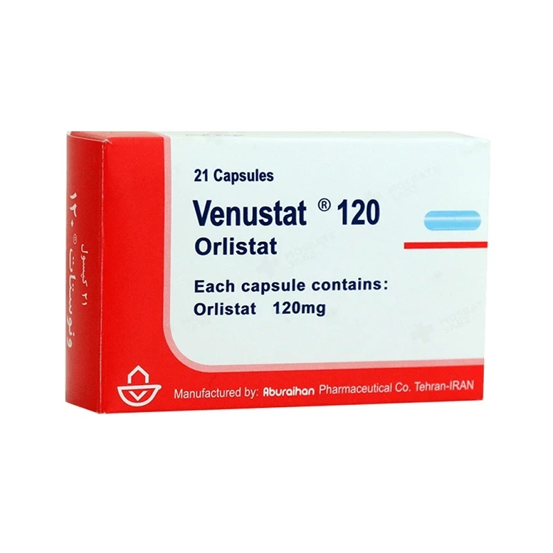 کپسول اورلیستات 120 ونوستات ابوریحان بسته 21 عددی