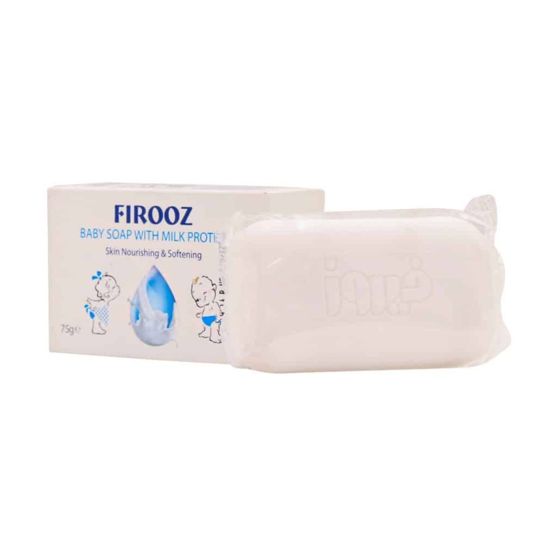 صابون بچه فیروز حاوی پروتئین شیر ۷۵ گرم