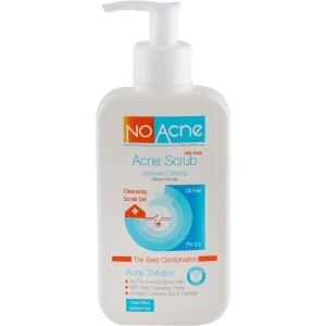 ژل اسکراب لایه بردار نو آکنه مناسب پوست چرب حجم ۲۳۵ میلی لیتر