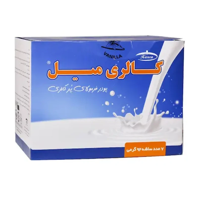 کالری میل ساشه کارن طعم وانیل یک بسته 7 عددی