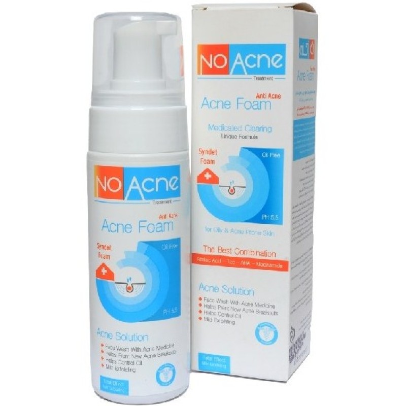 فوم شستشو ضدجوش تخصصی پوست چرب و جوشدار نوآکنه حجم 150 میل