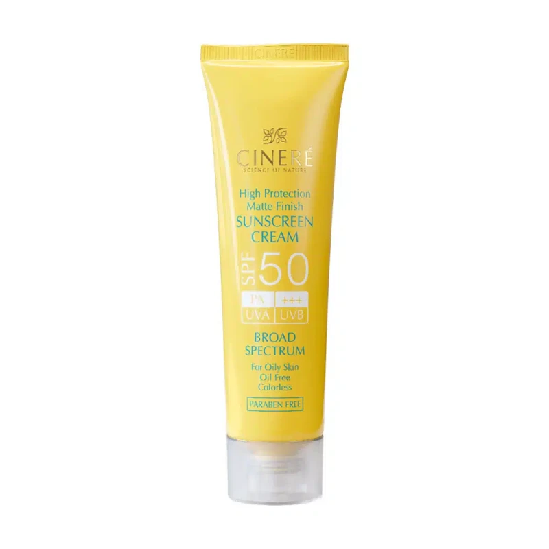 کرم ضد آفتاب +SPF50 سینره بدون رنگ 50 میلی لیتر