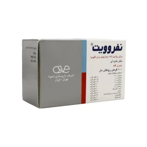 قرص مولتی ویتامین CKD نفروویت اسوه 100 عددی