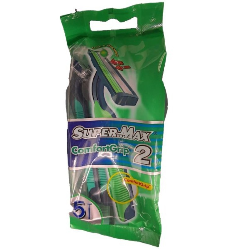ژیلت 2لبه مردانه 5 عددی سوپر مکس